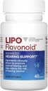 Lipo Flavonoid Suporte auditivo avançado Suplemento diário - Ajuda a reduzir o risco de declínio auditivo e promove audição ideal - 40 Caplets