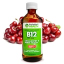 Reliable-1 Laboratórios Liquid Vitamina B12 Suplemento diário 1000mcg para homens adultos e mulheres - Natural Cherry Flavor