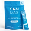 Sono, calma sono pó bebida Mix, 3mg Melatonina, Magnésio, Vitamina B6, L-Theanina & GABA – Vegan, Açúcar Zero, Keto Friendly – Berry, 10-Pack