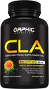 NUTRIÇÃO ORFHIC CLA Safflower Oil Supplement - Made with Safflower Oil - 780mg Ácido Linoleico Conjugado Não Estimulante para Homens e Mulheres* para suportar perda de peso Esforços e Metabolismo* - 60 Softgels