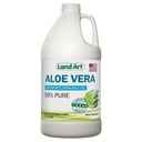 Land Art - Aloe Vera orgânico gel potável para azia & ácido Reflux alívio - 99,7% puro - frio-processado - melhora a saúde digestiva - calmante e natural - Vegan & Gluten-Free - 64 fl oz