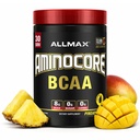 ALLMAX Nutrition AMINOCORE BCAA Powder, 8.18 Grams of Amino Acids, Intra and Post Workout Recovery Drink, Gluten Free, Abacaxi Mango, 315 g