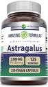 Fórmulas surpreendentes Astragalus 2000 mg Por Cápsulas de Servimento Suplemento □ Feito de Puro Astragalus Membranaceus Planta Extrato raiz