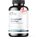 Designs para Saúde OmegAvail Synergy - Complexo Omega para Adultos - Ómega 3-6-7-9 Ácidos Gordos de Borage e Macadamia Óleo + Triglicérido (TG) Óleo de Peixe com DHA & EPA (180 Softgels)
