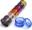 Cylindrical Pocket Pharmacy Moisture-Proof viagem pílula organizador combinação grátis de sete cores caixa de pílulas 7 dias