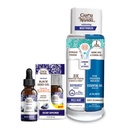 GuruNanda Black Seed Oil, Nigella Sativa a frio - Rico em Vitamina D3 5000 Unidades, K2 & E & Dual Barrel Oxyburst Whitening Mouthwash - Contém Peróxido de Hidrogênio