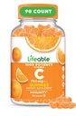 Vitamina C Pastilhas para adultos □ 750mg □ Grande sabor de laranja sabor VIT C □ Vegan Non GMO Vitamina C mastigável □ para o apoio imune