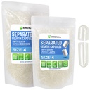 XPRS Nutra Gelatina Tamanho 4 Cápsulas Separadas - 1000 Contagem Limpar Pequenas Cápsulas Vazias Separadas em Sacos - DIY Tampas Enchidas - Tamanho 4 Gel Do-Yourself Vitamina e enchimento Suplemento
