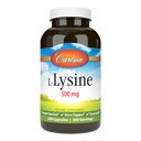 Carlson - L-Lysine, 500 mg, Suporta Tecido saudável e desenvolvimento muscular, 300 cápsulas