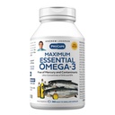 ANDREW LESSMAN Máximo Essential Omega-3 Sem sabor, 360 Softgels - Ultra-Pure Omega-3 Fish Oil 1200 mg-High DHA, Sem Mercúrio Suplemento-Pequeno, Fácil de Engolir cápsulas de óleo de peixe
