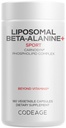 Codeage Liposomal Beta-Alanine Supplement - CarnoSyn Beta-Alanine - Suprimento de 2 meses - Entrega Liposomal - Pré-treino, Pós-treino e Sport Suplementação - Não-GMO - 180 Cápsulas