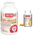 Fórmulas de Jarrow QH-Absorb 100 mg Max Absorção - CoQ10 Ubiquinol & Vitamina D3 62,5 mcg (2.500 UI) - 100 Servings (Softgels)