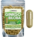 XPRS Nutra Ginkgo Biloba Cápsulas - Gingko Biloba Suplementos encapsulados para Cognição - Vegan Friendly Ginkoba Biloba - Imunidade Boosting Ginkgo Biloba Cápsulas - 180 Contagem