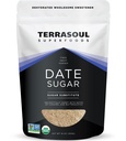 Terrasoul Superfoods Data Orgânica Açúcar, 1 Lb - Baixa glicémia