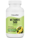 NaturalSlim Evening Primrose Oil for Women 1500mg from Cold Pressed Oil - Metaboil 500 GLA Suplemento Gamma Linolênico Ácido para a Saúde da Mulher, Metabolismo, Coração & Saúde da Pele - 270 Softgels