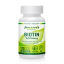 Biotina de alta potência 5000mcg – Suporta cabelo, pele e unhas de saúde, 120 cápsulas vegetais