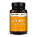 Dr. Mercola Vitamina E - Suporta Pele Saudável & Estado Antioxidante - Tocoferóis e Tocotrienols Mistura - Não-GMO, Sem Glúten e Sem Soja - 30 Cápsulas (30 Servings)