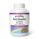 Fatores naturais Suntheanina L-Theanina 100 mg - Suplemento de saúde para o Outlook calmo - L-Theanina Suplemento Suporta Relaxante sono e Aids contra a Drowsiness - 120 comprimidos mastigáveis (60 Servings)