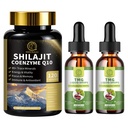 TMG (Trimetilglicina) Supplement Liquid Drops & Shilajit Cápsulas com Sea Moss