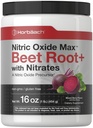Horbaach Nitric Oxide Powder 16 onças Suplemento para homens e mulheres com raiz de beterraba e nitratos