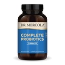 Dr. Mercola Probióticos Completos - 70 bilhões UFC - Suporta Saúde Imune, Digestiva e Gut - Características 10 Strains - prateleira estável - livre de OGM, sem glúten e sem soja - 90 Cápsulas (90 Servões)