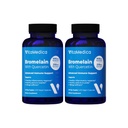 VitaMedica Bromelain & Quercetin Supplement - 500mg Bromelain 250mg Quercetin - 2400 GDU para Imunidade, Apoio Conjunto, Inflamação e Recuperação Músculo - 60 Cápsulas Vegan - 30 Servimentos (2 Pack)