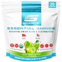 Granito essencial Aminoácidos em pó, sabor de maçã verde, com 10g EAAs e 7g BCAAs, suporta recuperação muscular e crescimento, sem soja, sem glúten (30 Servões)