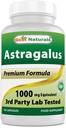 Best Naturals Astragalus Cápsula, 1000 mg, 120 contagem