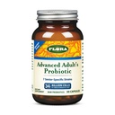 Flora - Advanced Adult's Blend Probiotic, Seven Senior-Specific Strains, Gluten Free, Raw Probiótico com 34 bilhões de células, 30 cápsulas