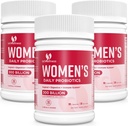 Probióticos para Mulheres - 300 Bilhões UFC Probiótico, 12 Estilhas Probióticos com Cranberry, Mulheres Selecionadas Probiótico para Vaginal, Urinário, Balanço de pH, Diarréia, Gut Digestivo & Saúde Imune - 180 Cápsula
