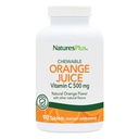 Naturezas Plus Suco de Laranja Vitamina C mastigável - 500 mg, 90 Comprimidos - alta potência Imune & Vascular Suplemento de Apoio à Saúde, Antioxidante - Gentil Sobre Estômago - Vegetariano, Sem Glúten - 90 Servimentos