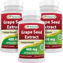 Melhor Extracto de Sementes de Uva 400 mg 120 vcaps (número 120 (embalagem de 3))