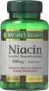 Nature's Bounty Flush Free Niacin 500 Mg, 240 Cápsulas (2 X 120 garrafas de contagem)