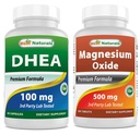 Melhores naturais DHEA 100 mg & óxido de magnésio 500 mg