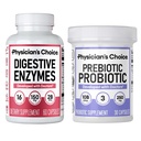 ESCOLHA DO Médico Prebiótico-Probiótico + Digestivo Multi-enzimas 60CT - Conjunto de Saúde Digestiva