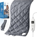 BOB E BRAD Heating Pad Peso com infravermelho distante quente, grande almofada de aquecimento para o corpo de volta alívio da dor muscular profunda, presente para mulheres da família homens, ETL certificado 2.4lbs, 12 "x24" (Grey)