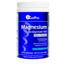 CanPrev Bisglicinato de magnésio 400 Ultra Gentil Powder 240g 48 Servings, 400mg Magnésio Elemental por Scoop, Suporta noites descansadas, Função muscular, Gentil na digestão, Vegan, Não-GMO, Sem glúten