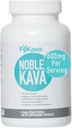 FijiKava Noble Kava Kava Cápsulas, 600mg Kavalactones por serviço, Relaxamento natural e suplemento de apoio ao sono, Vegan & Non-GMO, 120-Count, Premium Piper Methysticum Extract para calma & alívio de estresse