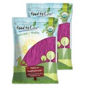 Comida para viver suco de groselha preta orgânica em pó, 16 libras — Não-GMO, cru, Kosher, Vegan Superfood, Bulk, Rico em antioxidantes, Ótimo para sucos, bebidas e smoothies, contém Maltodextrina