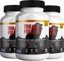 Força Tribal X Suplemento Natural de Força Extra, 60 comprimidos, sem glúten, sem OGM, 30 dias de fornecimento (3)