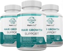 Labs crescimento do cabelo Suplemento Vitaminas para o crescimento do cabelo mais grosso, 180 Cápsulas - Mistura nutritiva de vitamina E, framboesa cetona, ferro & serra Palmetto para minimizar a perda de cabelo para ambas as mulheres e homens.
