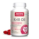 Jarrow Fórmulas Krill Oil - 120 Softgels - Phospholipid Omega-3 Complexo com Astaxantina - Pode Apoiar Gestão Lipídica, Função Cérebro & Metabolismo - 60 Servimentos