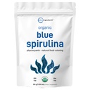 Pó de espirulina azul orgânica (Extrato de Phycocyanin), 30 Servings - Sem cheiro de peixe, 100% Vegan proteína de algas azul-verde, Cor de alimentos luminosos naturais para smoothies, Cozimento, Bebidas & Cozinha