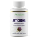 Paradise Herbs Alcachofra Extract, Suporta Saúde Digestiva, Espectro inteiro ativo, 250mg, Vegan, Não OGM, Gluten Free, 60 Cápsulas Vegetarianas