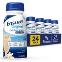 Certifique-se original Baunilha Nutrição Shake com fibra     , pequeno Shake de substituição de refeições , pronto para beber , proteína 9g , 27 vitaminas e minerais , 8 fl oz - 24 Pack
