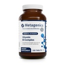 Metagênicos Vitamina B-Complexo - Vitaminas Ativas B6 e B12 com Folato - Suporta Metabolismo Energético, Resposta ao Estresse, Equilíbrio de Homocisteína e Saúde do Sistema Nervoso - Vegetariano e Sem Glúten - 180 Comprimidos