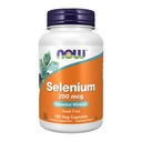 Now Foods Supplements, Selenium (L-Selenometionina) 200 mcg, Essential Mineral*, 180 Veg Cápsulas