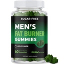 Gummies de queimador de gordura masculino para perda de peso Chá verde, Verde café Bean, Garcinia Cambogia & Ketones