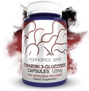 Nootropics Depot Cyanidin 3-Glucoside Cápsulas . 125mg . 60 Contagem . Extrato de Arroz Preto . C3G . Oryza Sativa .