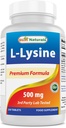 Melhores naturais L-Lysine 500 mg 250 Comprimidos